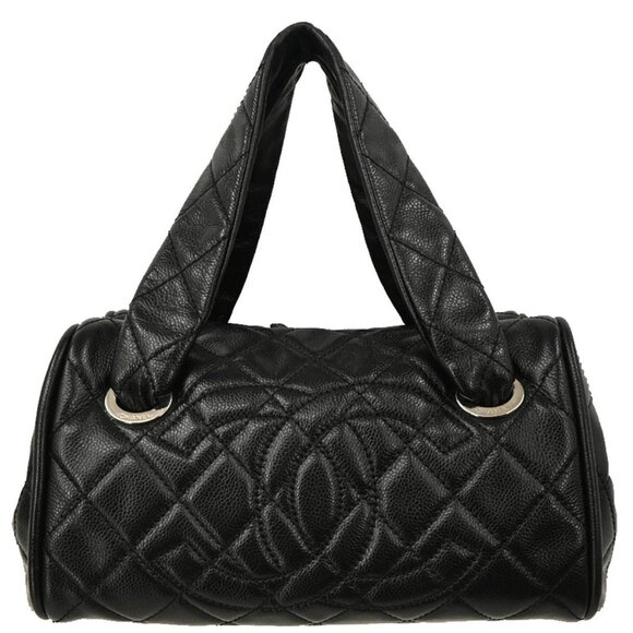 Chanel Black Calfskin Handbag - Picture 1 of 12
